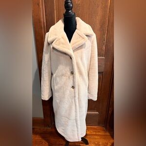 New Halston faux-fur coat